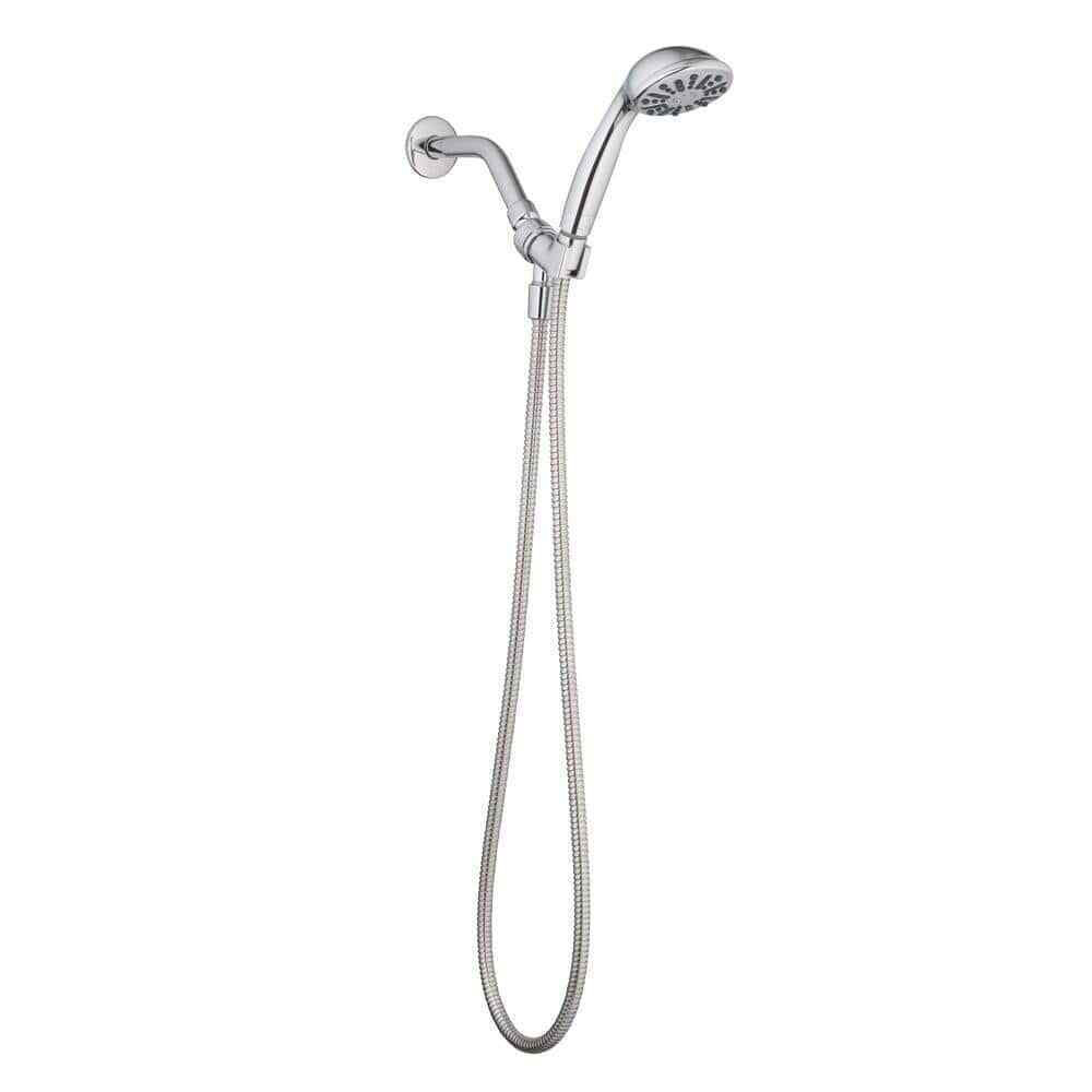 Glacier Bay 1-Spray Wall Mount Handheld Shower Head 1.8 GPM in Chrome