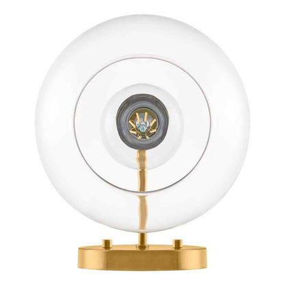 Hampton Bay Vista Heights 8 in. 1-Light Aged Brass Vanity Light Fixture