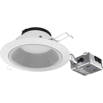 Juno 6 in. Selectable CCT Canless Integrated LED White Recessed Downlight Trim