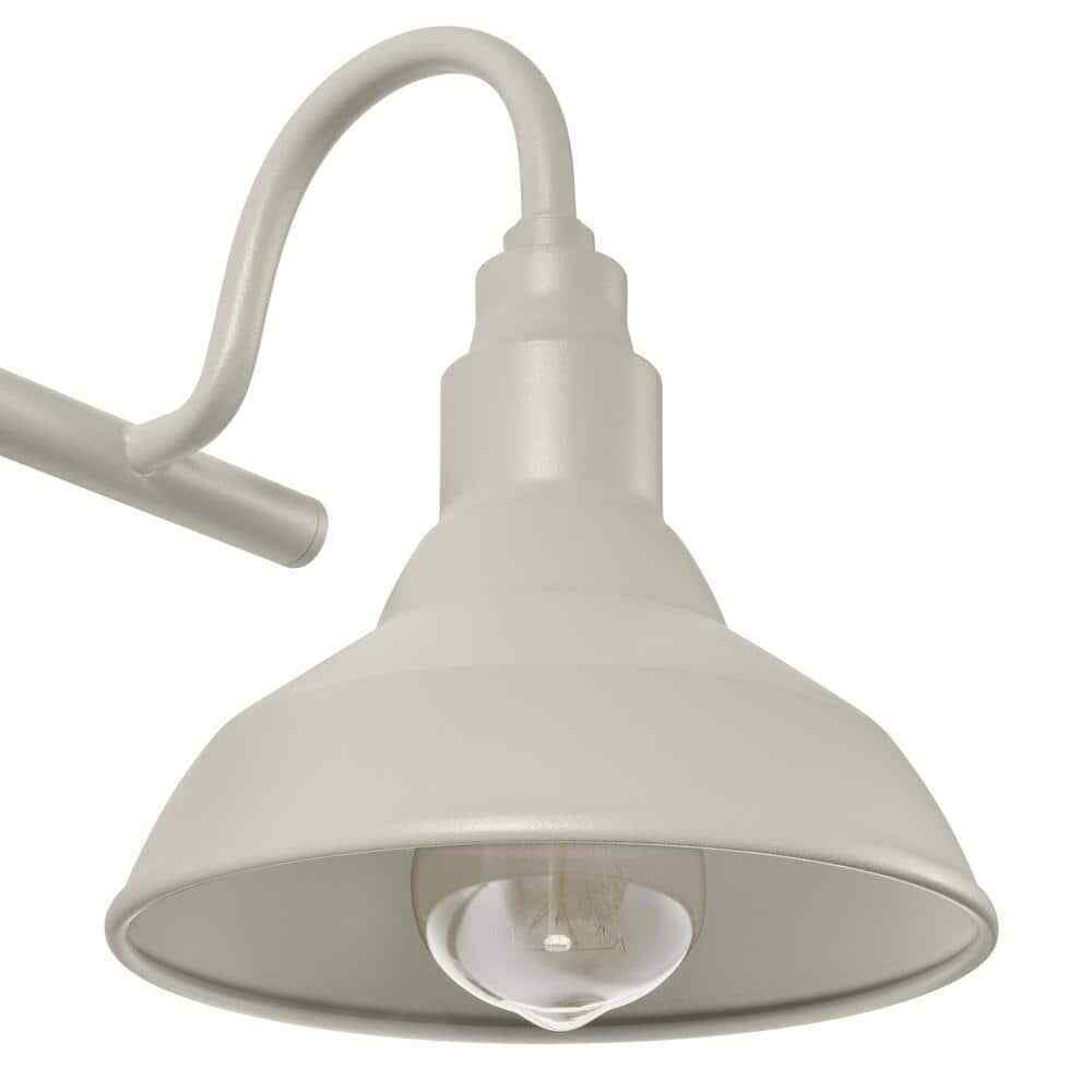 Hampton Bay Kelford 24 in. 3-Light Grey Bath Vanity Light HDP99185GRN