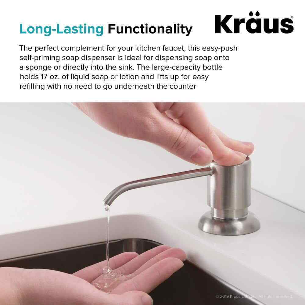 KRAUS Boden Kitchen Soap Dispenser in Stainless Steel KSD-53SS