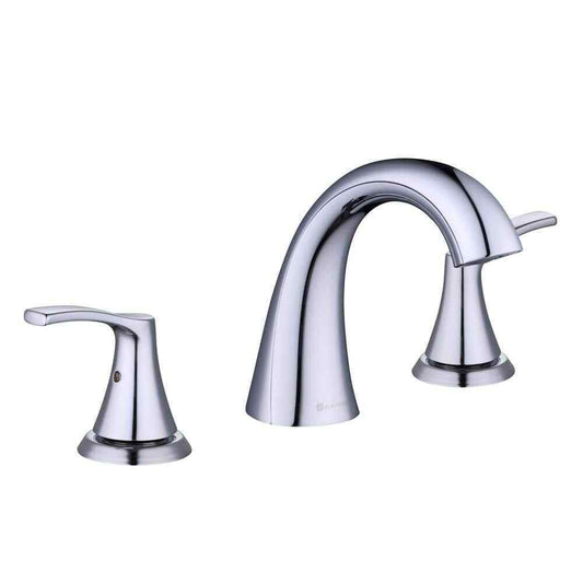 Glacier Bay Arnette 8 in. Widespread Double-Handle High-Arc Bathroom Faucet