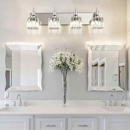 EDISLIVE Orillia 27.5 in. 4-Light Modern Chrome Bathroom Vanity Light
