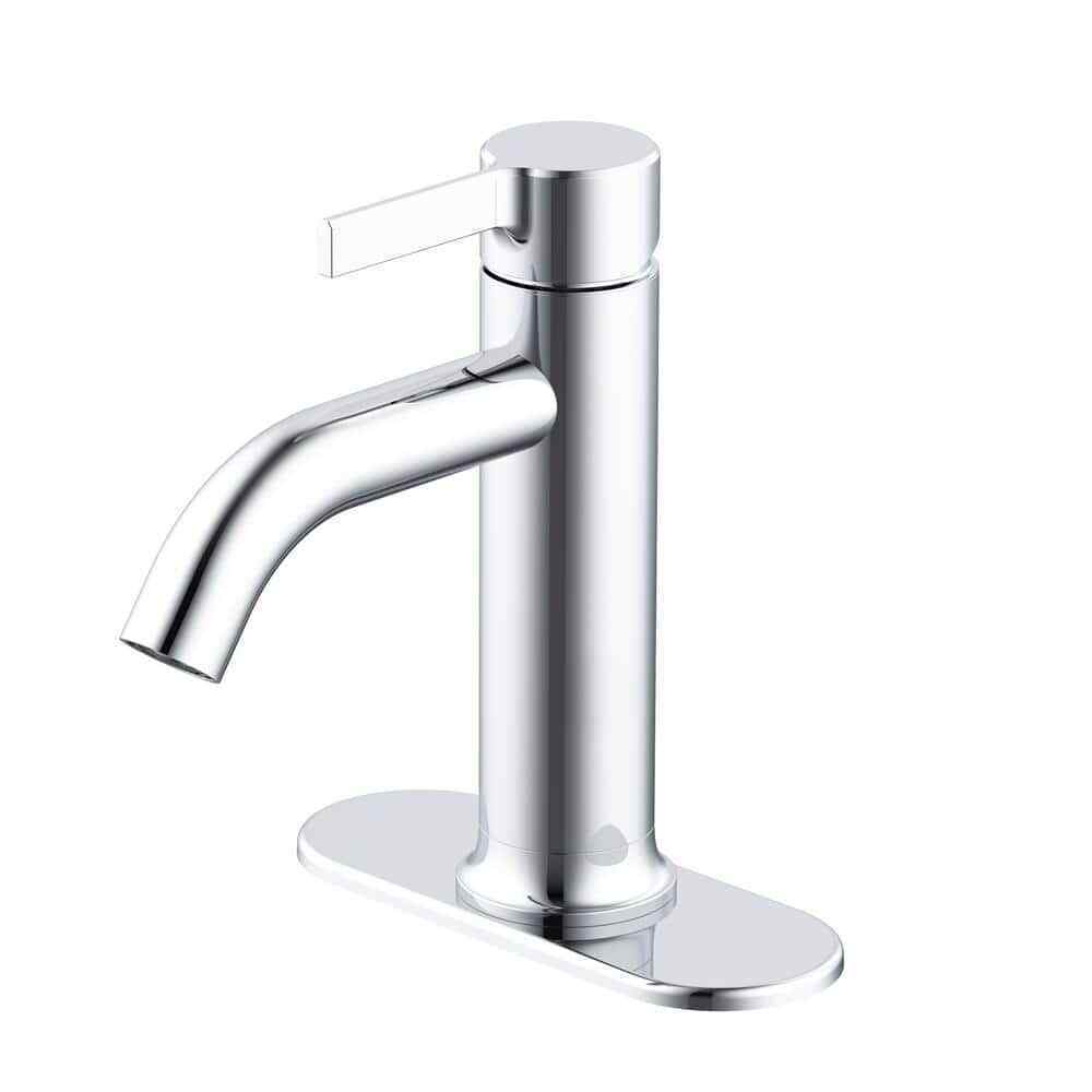 Glacier Bay Ryden Single-Handle Single-Hole Bathroom Faucet in Chrome