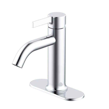 Glacier Bay Ryden Single-Handle Single-Hole Bathroom Faucet in Chrome