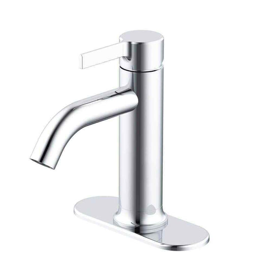 Glacier Bay Ryden Single-Handle Single-Hole Bathroom Faucet in Chrome
