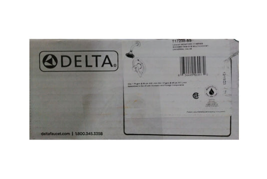 Delta Lahara Wall Mount Shower Only Faucet Trim Kit in Stainless