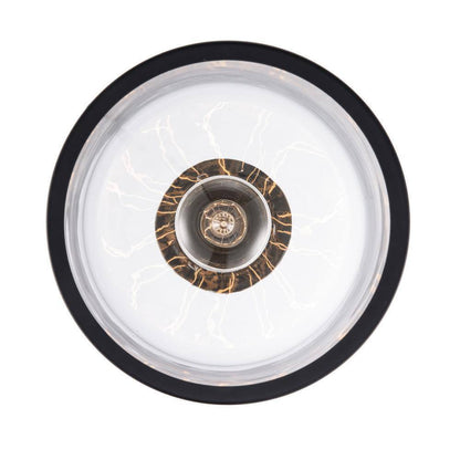 Bel Air Lighting Dorina 1-Light Black Mason Jar Hanging Kitchen Pendant Light