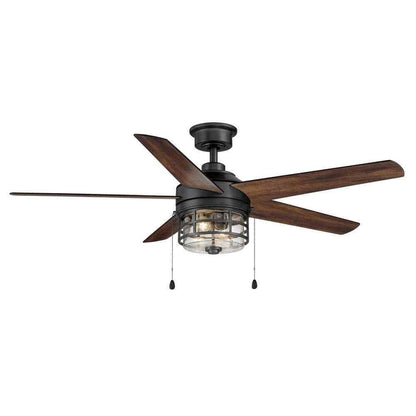 Home Decorators Colbridge 52 in. LED Indoor/Outdoor Natural Iron Ceiling Fan