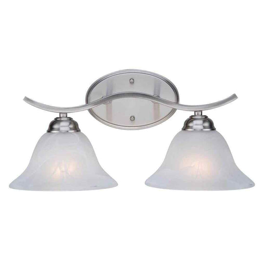 Bel Air Lighting Hollyslope 17 in.Brushed Nickel Bathroom Vanity Light Fixture