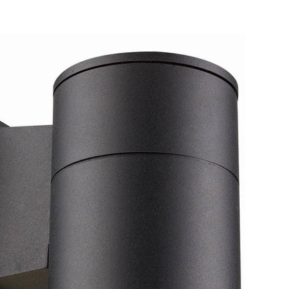 Bel Air Lighting Compact 8 in. Black Integrated LED Outdoor Wall Light Fixture
