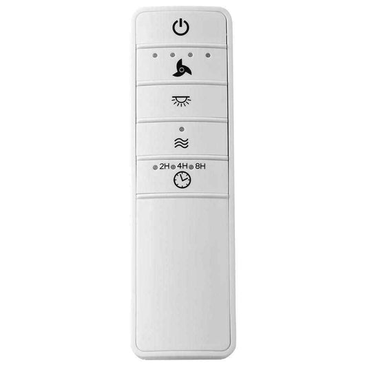 Universal Smart Hubspace Wi-Fi 4-Speed Ceiling Fan White Remote Control - For AC