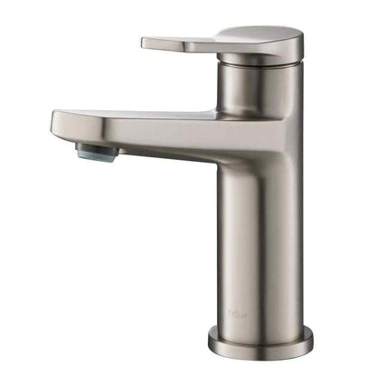 KRAUS Indy Single Hole Single-Handle Basin Bathroom Faucet in