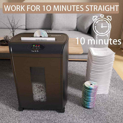 Sunpez Office Micro Paper Shredder Paper Shredder Low Noise for Office Home