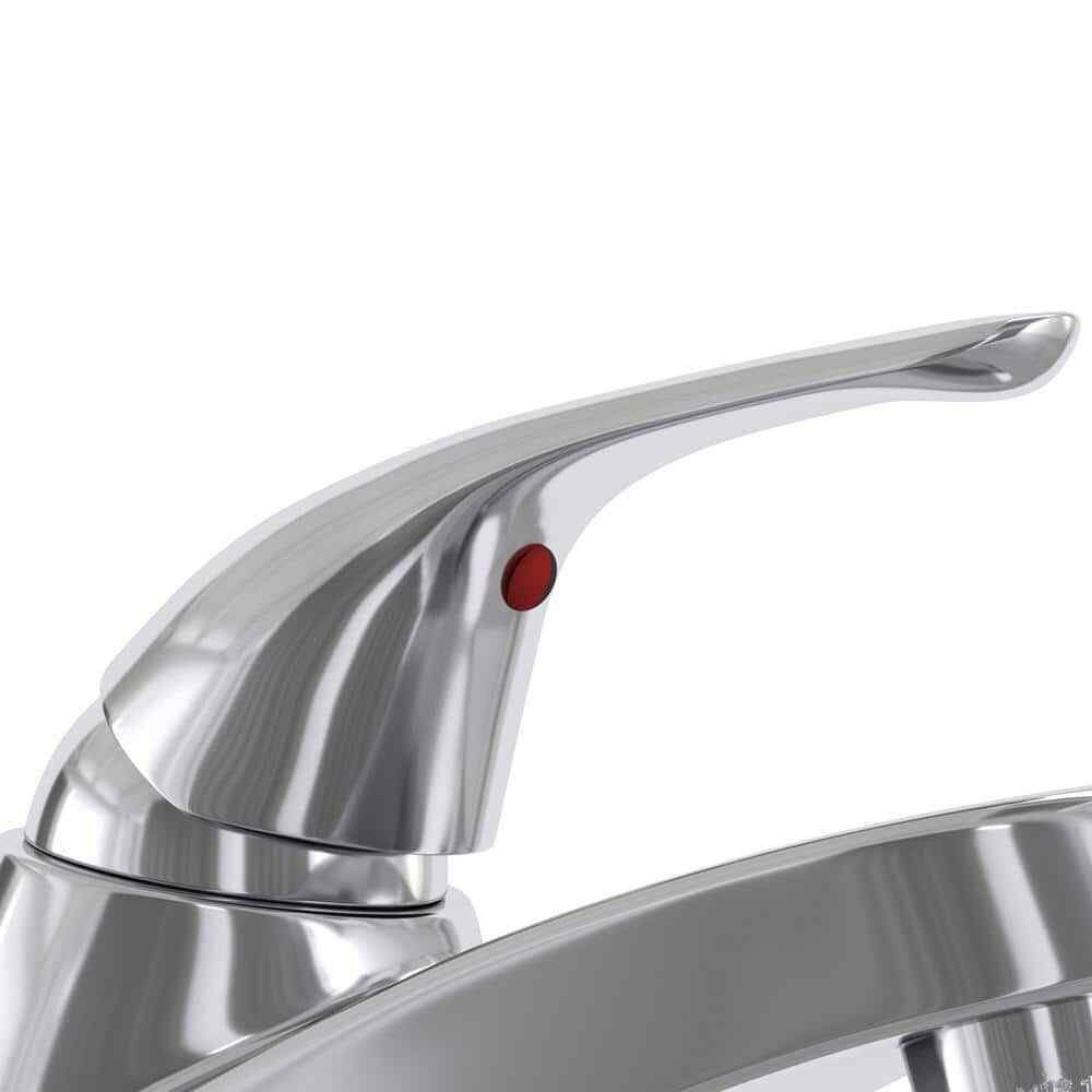 Glacier Bay Aragon 4 in. Centerset Low-Arc Bathroom Faucet in Chrome