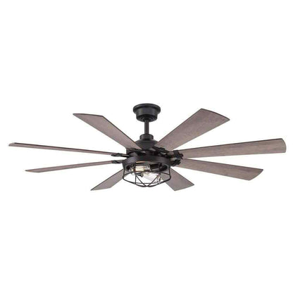 Hampton Bay Southbourne 60 in. LED Indoor Matte Black Ceiling Fan