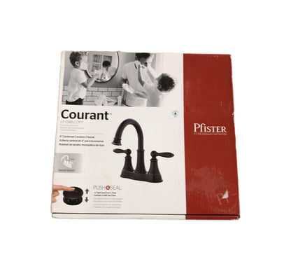 Pfister Courant 4 in. Centerset 2-Handle Bathroom Faucet in Tuscan Bronze