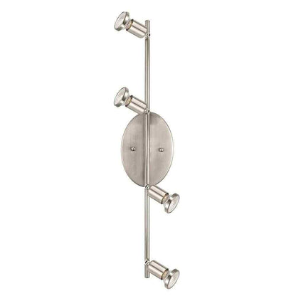 Eglo Buzz 4-Light Matte Nickel Track Light Dimmable