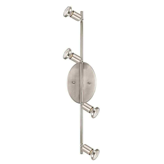 Eglo Buzz 4-Light Matte Nickel Track Light Dimmable