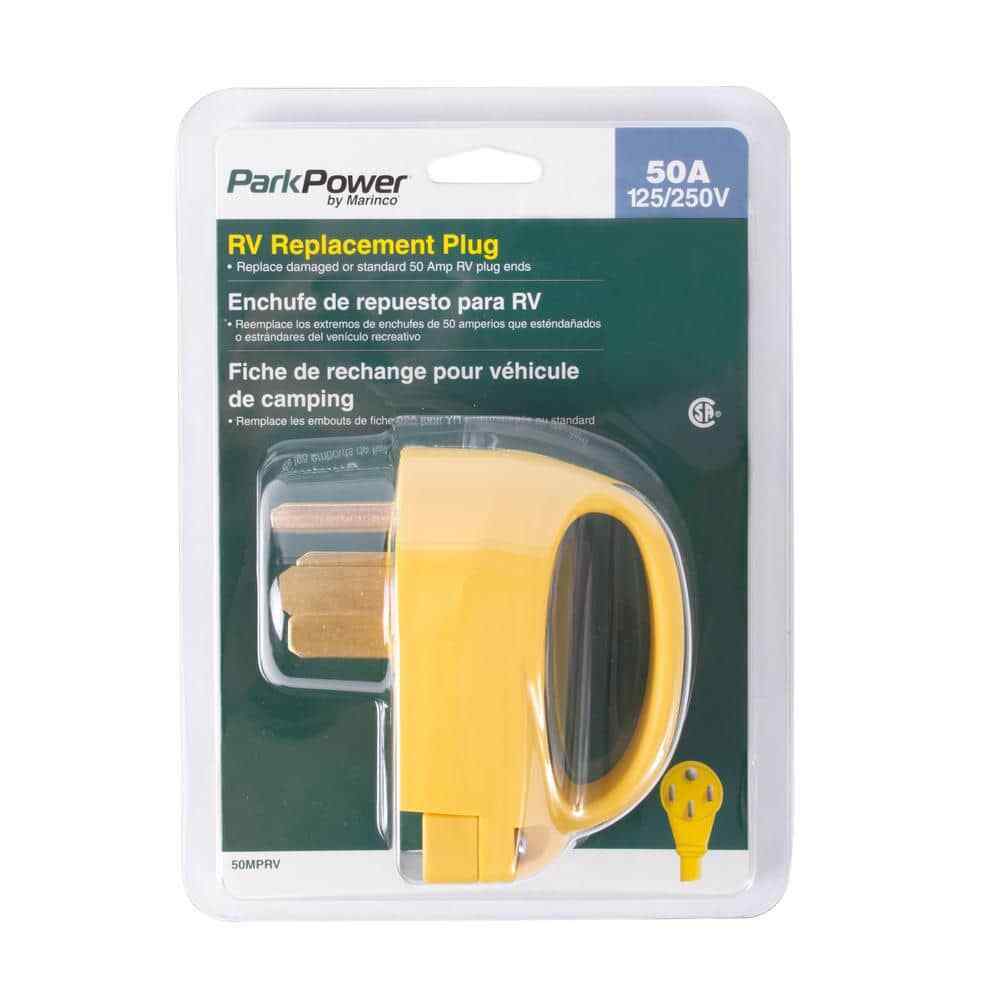 PARKPOWER 50 Amp Male RV Replacement Plug 50MPRV