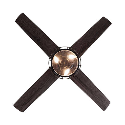 Matrix Decor 52 in. Oil Rubbed Bronze Downrod Ceiling Fan w/ Remote Control