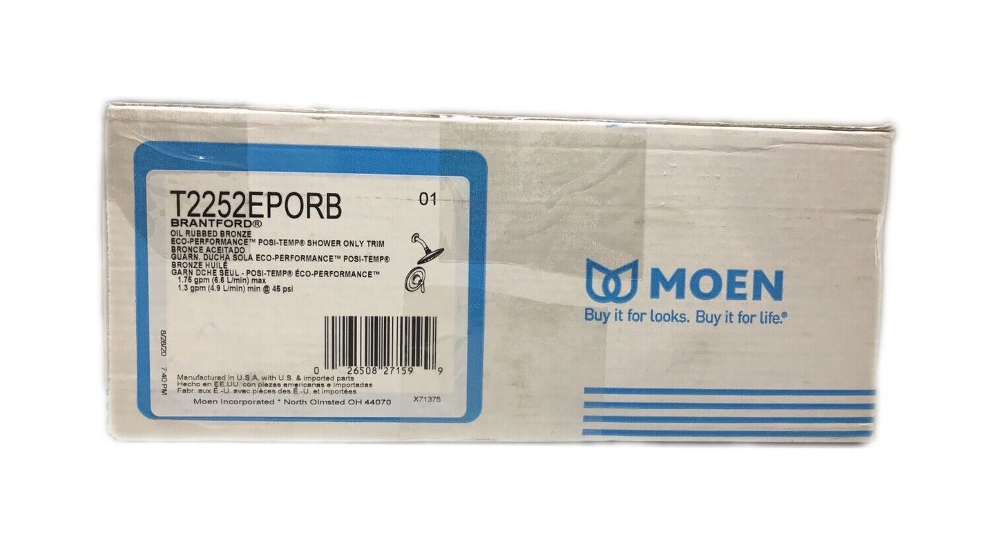 MOEN Brantford Posi-Temp Shower Only Faucet Trim Kit Bronze Valve Not Included