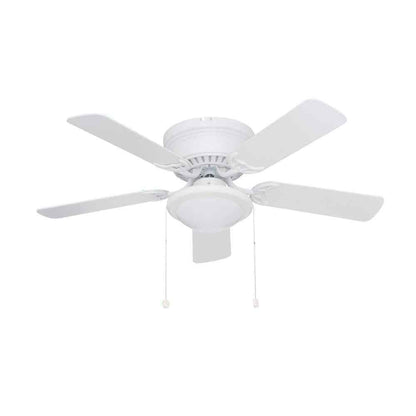 Hugger 44 in. LED Matte White Ceiling Fan AL383CP-MWH
