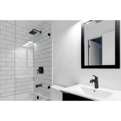 Glacier Bay Calandine Single-Handle 1-Spray Tub and Shower Faucet in Matte Black