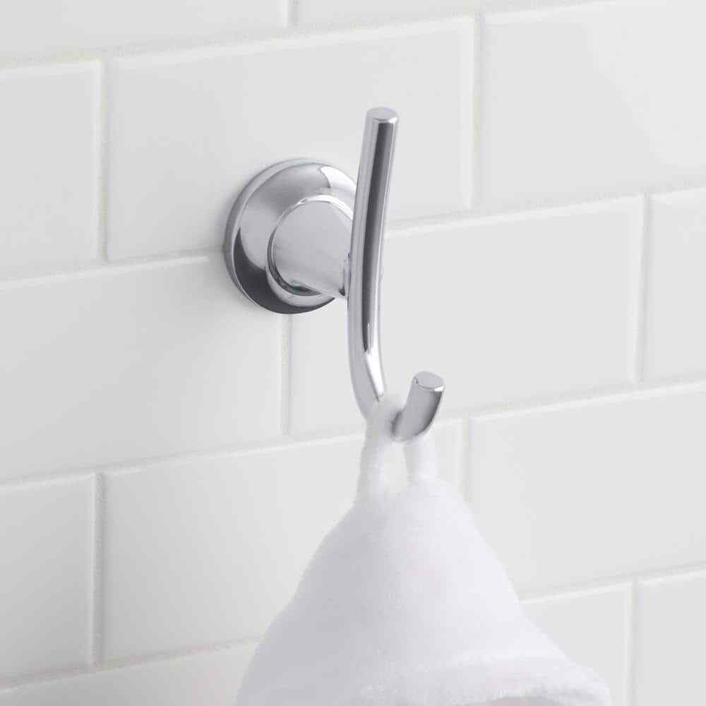 Glacier Bay Constructor Single Robe Hook in Chrome 20118-2201