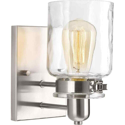 Progress Lighting Calhoun 5 in. 1-Light Brushed Nickel Farmhouse Vanity Light