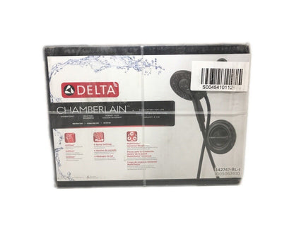 Delta Chamberlain In2ition 2-in-1 1-Handle 4-Spray Shower Faucet Matte Black