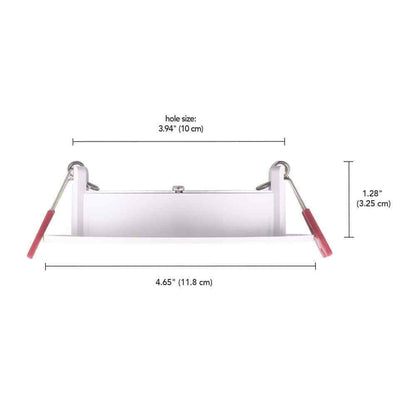 Commercial Electric 4 in. LED Slim 3 CCT Canless - White 12-Pack 92085