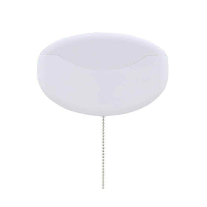 Lithonia Lighting White Integrated LED Flush Mount Closet Light with Pull Chain