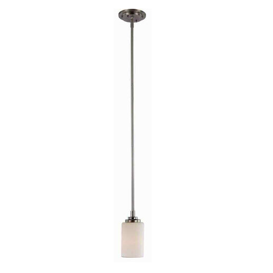 Bel Air Lighting Mod Pod 1-Light Brushed Nickel Hanging Pendant Light Fixture