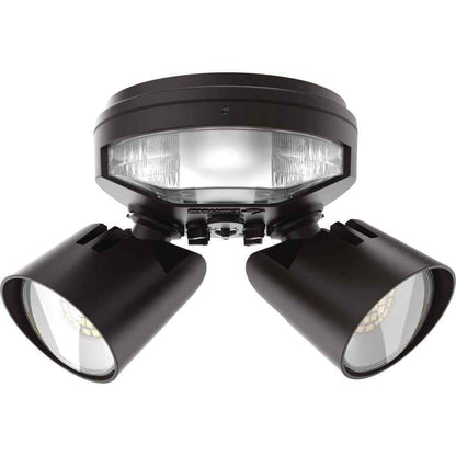 Lithonia Lighting Dark Bronze Motion Activated Outdoor LED Flood Light