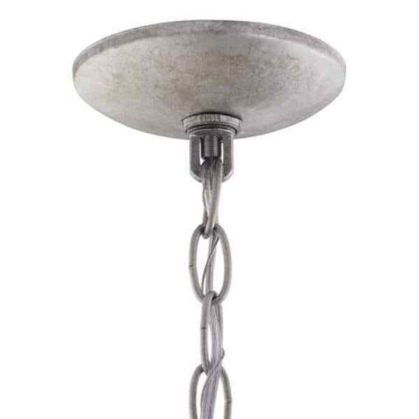Home Decorators Keowee 21 in. 4-Light Silver Coastal Farmhouse Cage Chandelier