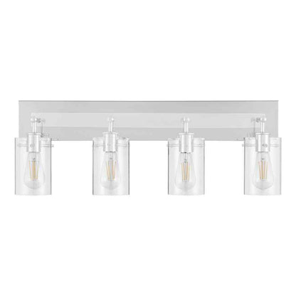 Hampton Bay Regan 29.25 in. 4-Light Chrome Bathroom Vanity Light