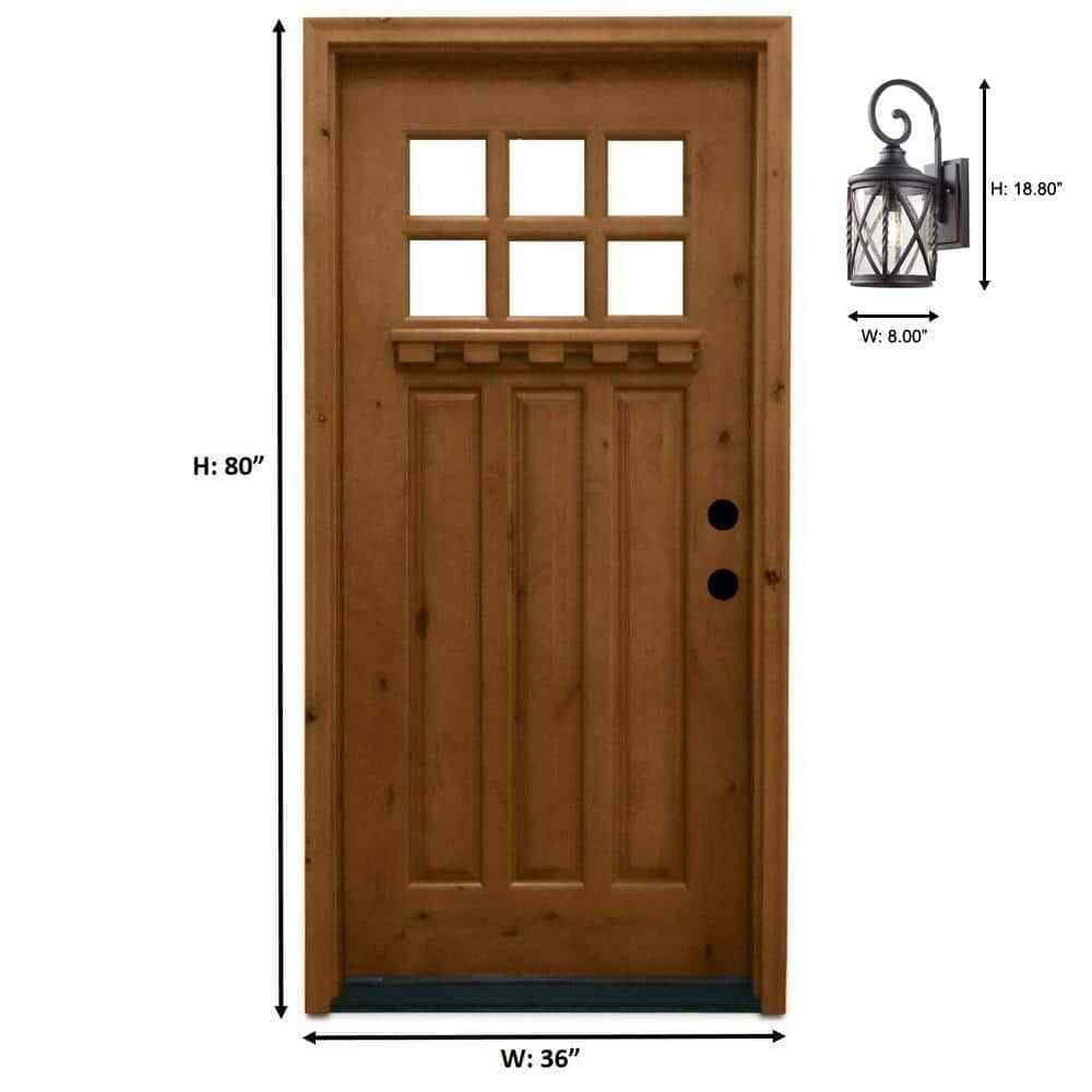 Home Decorators Walcott Manor 18.75 in. 1-Light Black Industrial Outdoor Sconce