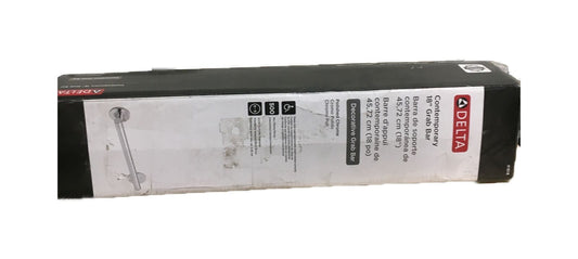 Delta Contemporary 18 in. x 1-1/4 in. Concealed Screw ADA-Compliant Grab Bar