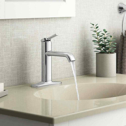 KOHLER Ashan Single Hole Single-Handle Bathroom Faucet in Polished Chrome