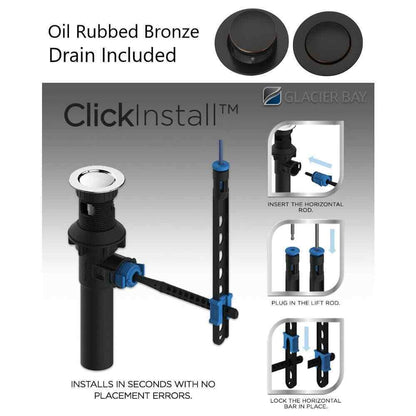 Glacier Bay Builders 4 in. Centerset Double Handle Low-Arc Bathroom Faucet