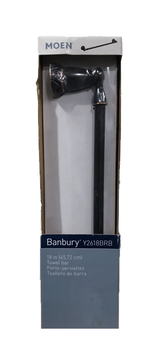 MOEN Banbury 18 in. Towel Bar in Mediterranean Bronze Y2618BRB
