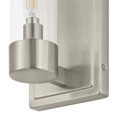 Home Decorators Closmere 5 in.1-light Brushed Nickel Indoor Wall Sconce