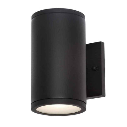 Home Decorators Collection Rodham Black LED Outdoor Wall Lantern Sconce