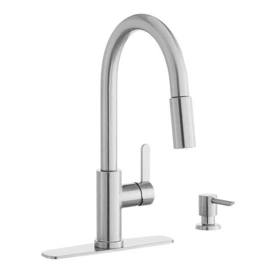 Glacier Bay Paulina Single-Handle Pull-Down Sprayer Kitchen Faucet SS