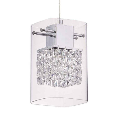 Designers Choice Collection Politan Series 1-Light Chrome Pendant