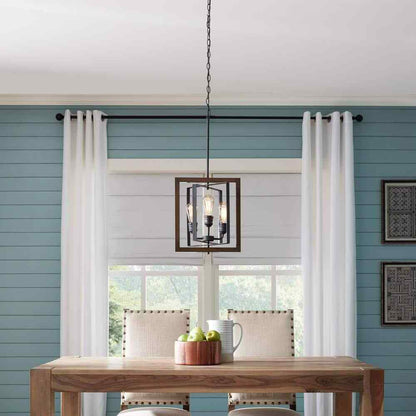 Home Decorators Palermo Grove 3-Light Gilded Iron Farmhouse Kitchen Pendant