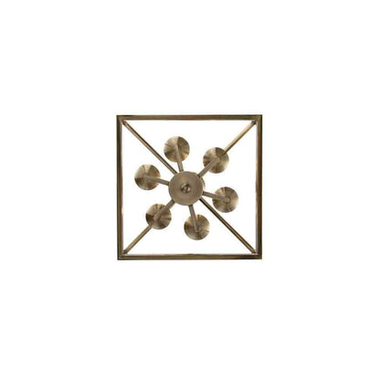 Home Decorators Weyburn 6-Light Brushed Brass Farmhouse Chandelier Light Fixture