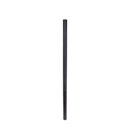 LUTEC 80 in. Black Outdoor Direct Burial Aluminum Lamp Post 9706502012