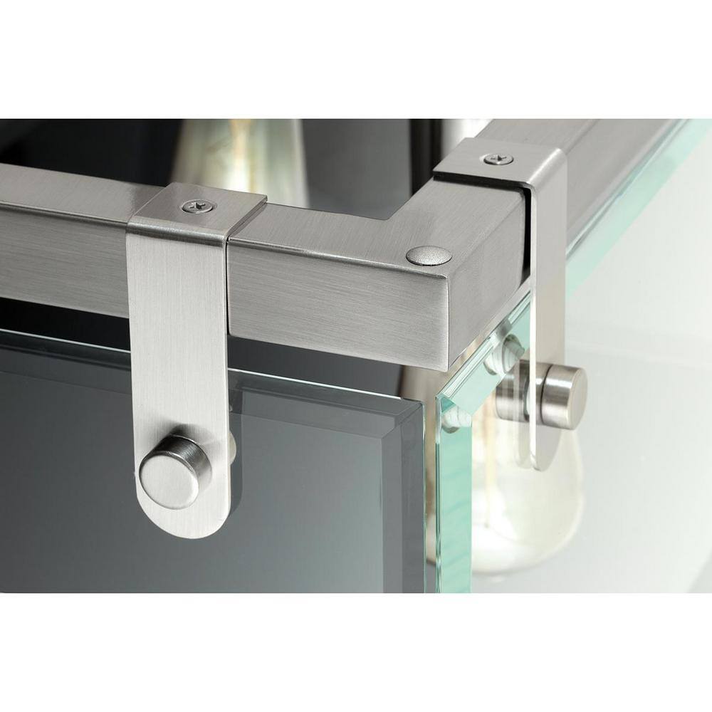 Progress Lighting Glayse Collection 4-Light Brushed Nickel Pendant